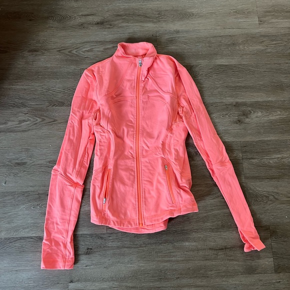 Lululemon Women's Forme Jacket in hot Orange/Pink Size 6 - Picture 3 of 9